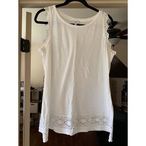 Lightweight White Tank Top